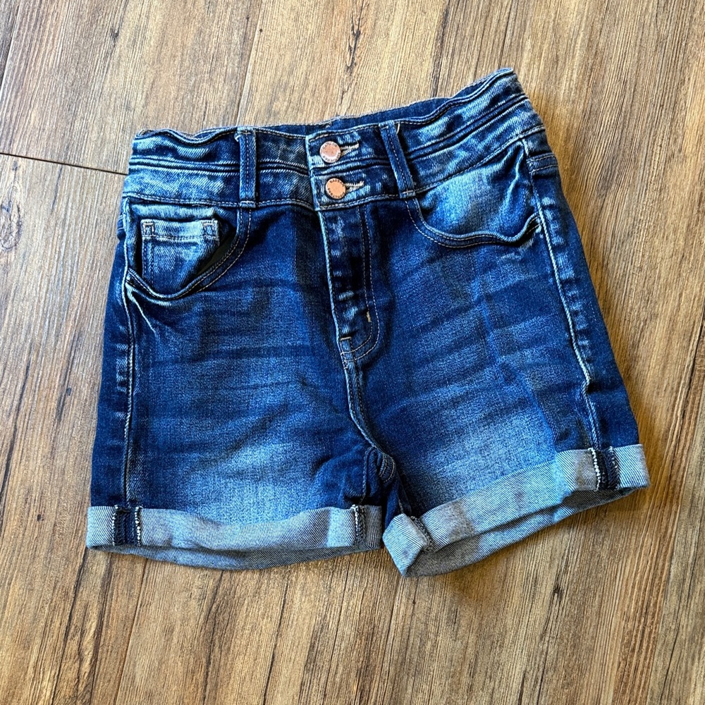 KanCan Dark Blue Kids Denim Shorts